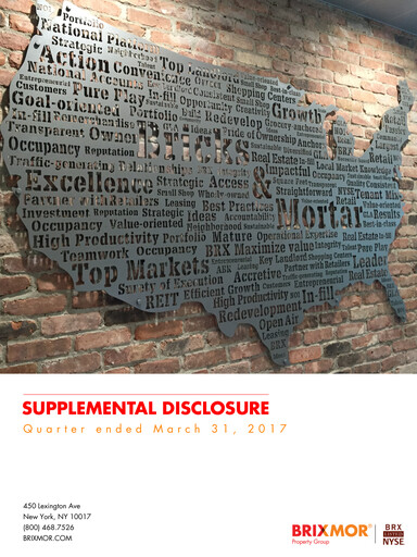 Thumbnail Brixmor Property Group
 Quarterly Report 2017-q1