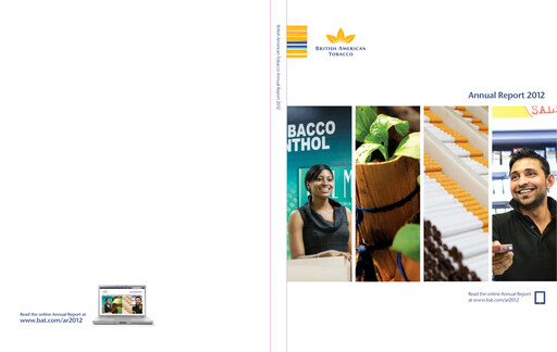 Miniature British American Tobacco Rapport annuel 2012