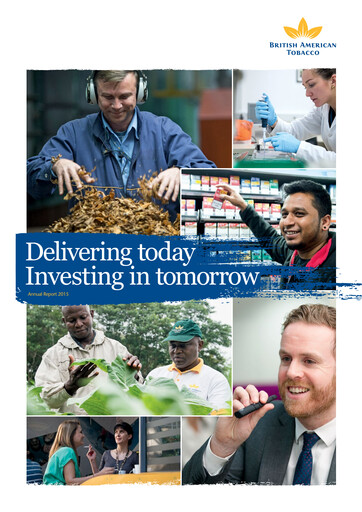 Miniature British American Tobacco Rapport annuel 2015