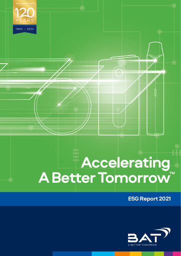 Vorschaubild British American Tobacco ESG-Bericht 2021