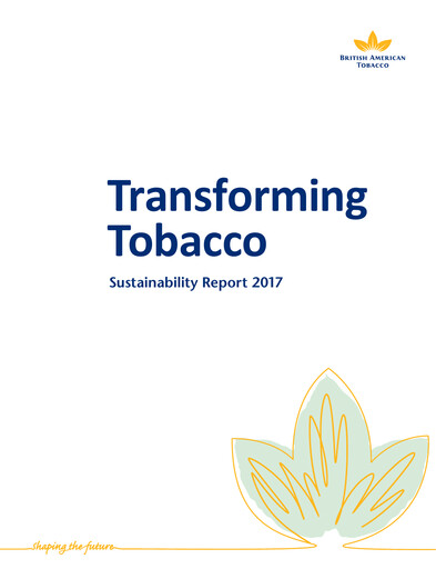 Vorschaubild British American Tobacco Nachhaltigkeitsbericht 2017