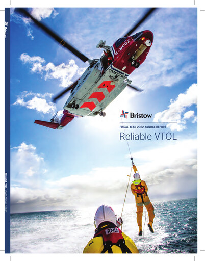 Thumbnail Bristow Group Annual Report 2021-2022