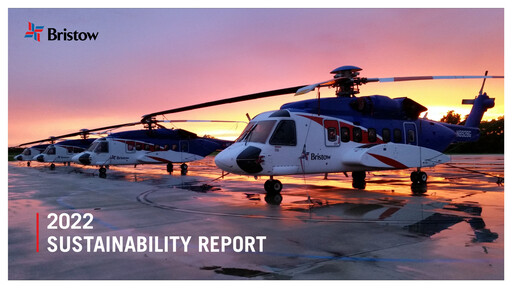 Thumbnail Bristow Group Sustainability Report 2022