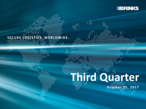 Thumbnail Brink's
 Quarterly Report 2017-q3