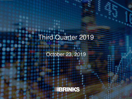 Thumbnail Brink's
 Quarterly Report 2019-q3