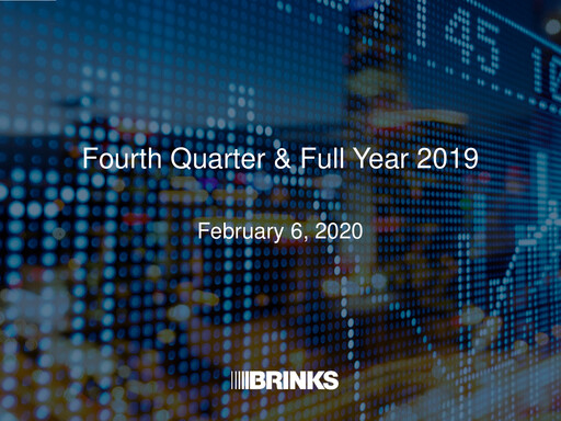 Thumbnail Brink's
 Quarterly Report 2019-q4
