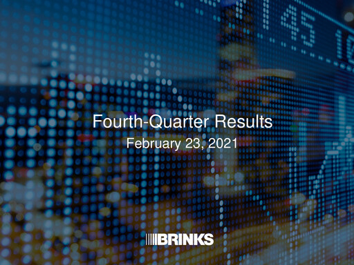 Thumbnail Brink's
 Quarterly Report 2020-q4