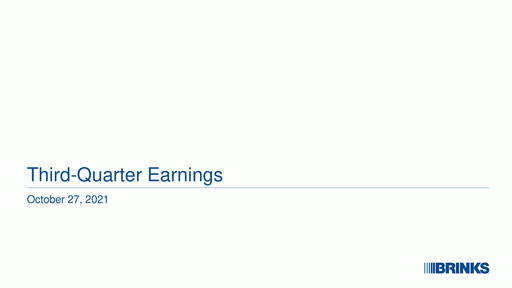 Thumbnail Brink's
 Quarterly Report 2021-q3