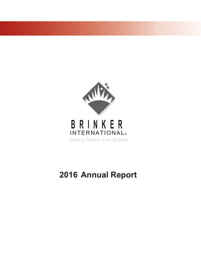 Vorschaubild Brinker International
 Jahresbericht 2016