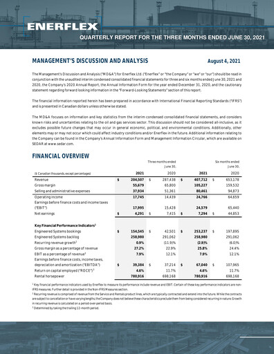 Thumbnail Enerflex Quarterly Report 2021-q2