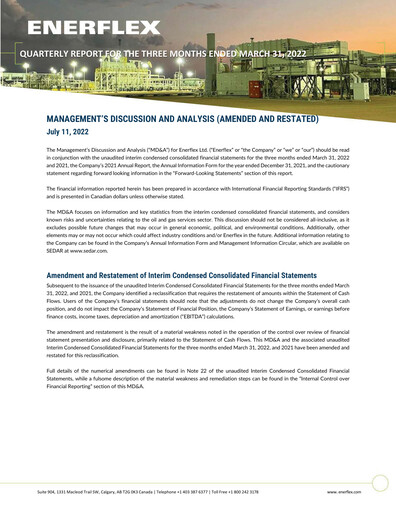 Thumbnail Enerflex Quarterly Report 2022-q1