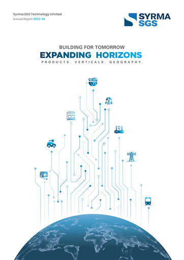 Thumbnail Syrma SGS Technology Annual Report 2023-2024