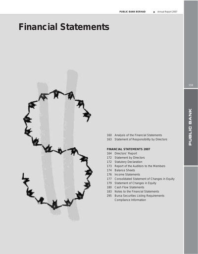 Thumbnail PBBank (Public Bank Bhd) Financial Report 2007