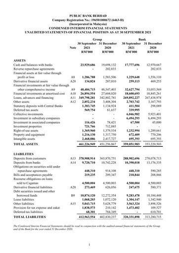 Thumbnail PBBank (Public Bank Bhd) Quarterly Report 2021-q3