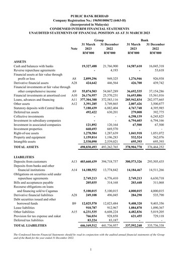 Thumbnail PBBank (Public Bank Bhd) Quarterly Report 2023-q1