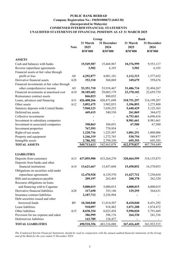 Thumbnail PBBank (Public Bank Bhd) Quarterly Report 2025-q1