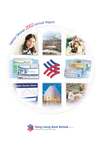 Thumbnail (HLBank) Hong Leong Bank Annual Report 2002
