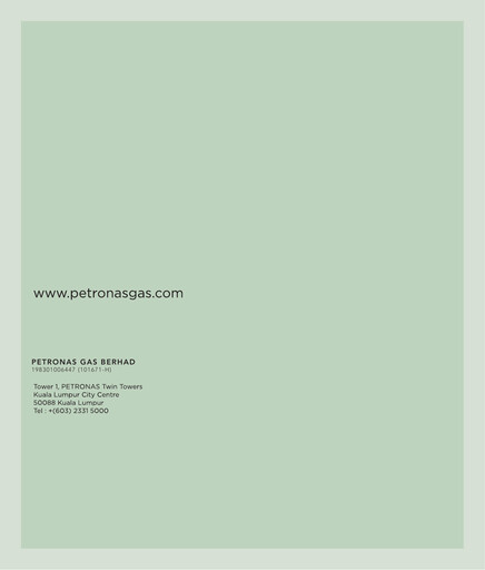Vorschaubild PetGas (Petronas Gas) Nachhaltigkeitsbericht 2019