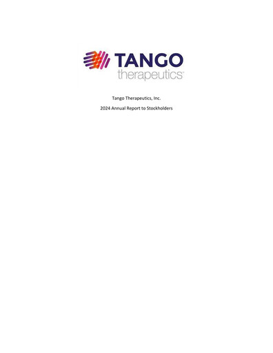 Vorschaubild Tango Therapeutics Jahresbericht 2024