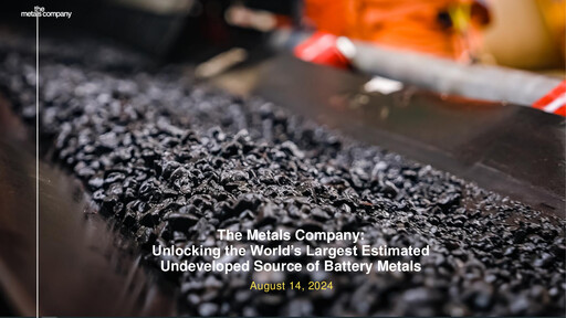 Thumbnail The Metals Company Quarterly Report 2024-q2