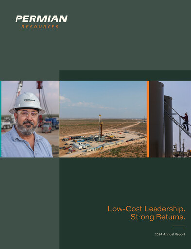 Miniature Permian Resources Rapport annuel 2024