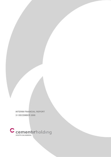 Thumbnail Cementir Quarterly Report 2009-q4