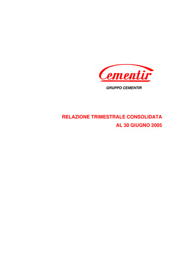 Thumbnail Cementir Quarterly Report 2005-q2