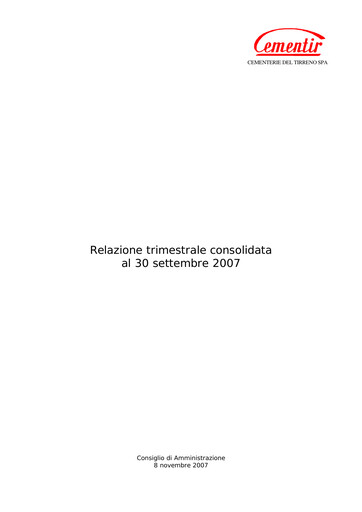 Thumbnail Cementir Quarterly Report 2007-q3