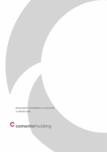 Thumbnail Cementir Quarterly Report 2009-q1