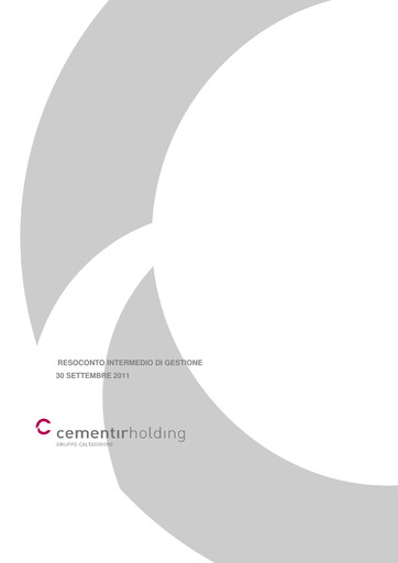 Thumbnail Cementir Quarterly Report 2011-q3