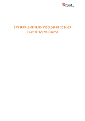 Thumbnail Piramal Pharma ESG Report 2025