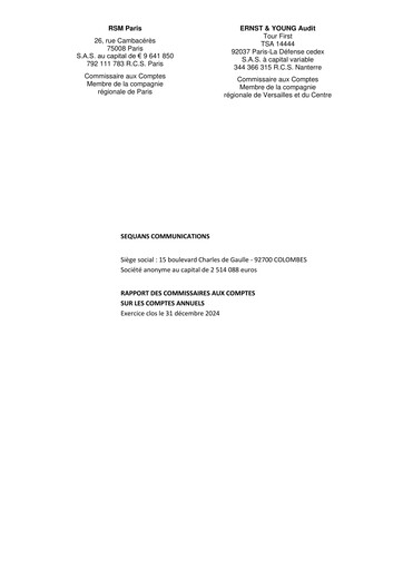 Thumbnail Sequans Communications Financial Statement 2024