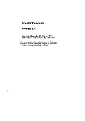 Thumbnail BRF Financial Statement 2008