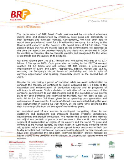 Thumbnail BRF Financial Statement 2010