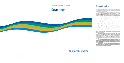Thumbnail Braskem Annual Report 2008