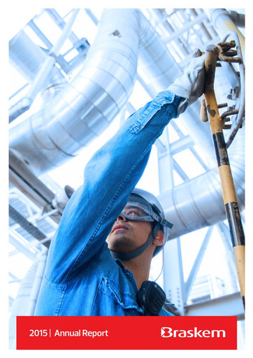 Thumbnail Braskem Annual Report 2015