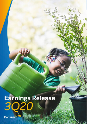 Miniature Braskem Rapport trimestriel 2020-q3