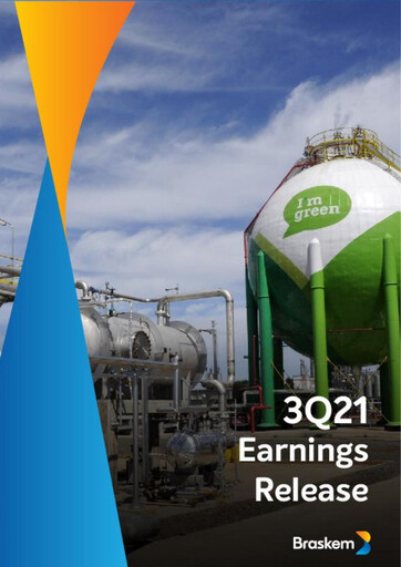 Miniature Braskem Rapport trimestriel 2021-q3