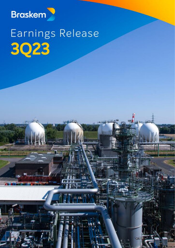 Miniature Braskem Rapport trimestriel 2023-q3