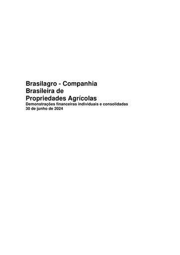 Thumbnail Brasil Agro Financial Statement fy2024