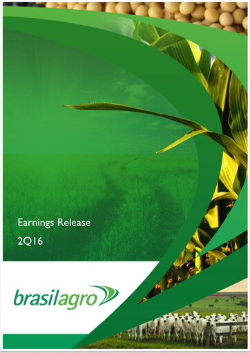 Miniature BrasilAgro Rapport trimestriel fy2016-q2