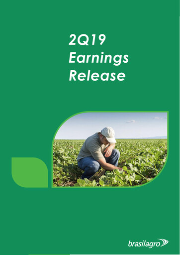 Miniature BrasilAgro Rapport trimestriel fy2019-q2
