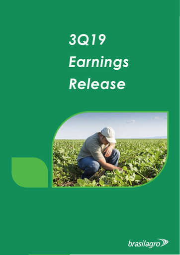 Miniature BrasilAgro Rapport trimestriel fy2019-q3