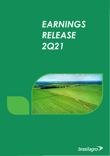 Miniature BrasilAgro Rapport trimestriel fy2021-q2