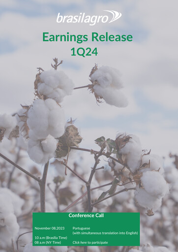 Miniature BrasilAgro Rapport trimestriel fy2024-q1