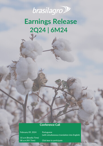 Miniature BrasilAgro Rapport trimestriel fy2024-q2