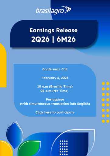 Miniature BrasilAgro Rapport trimestriel fy2026-q2