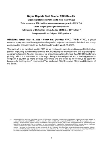 Vorschaubild Nayax Quartalsbericht 2025-q1