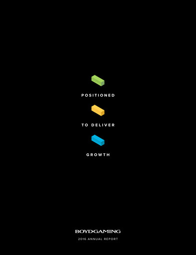 Thumbnail Boyd Gaming
 Annual Report 2016