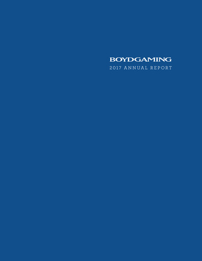 Thumbnail Boyd Gaming
 Annual Report 2017